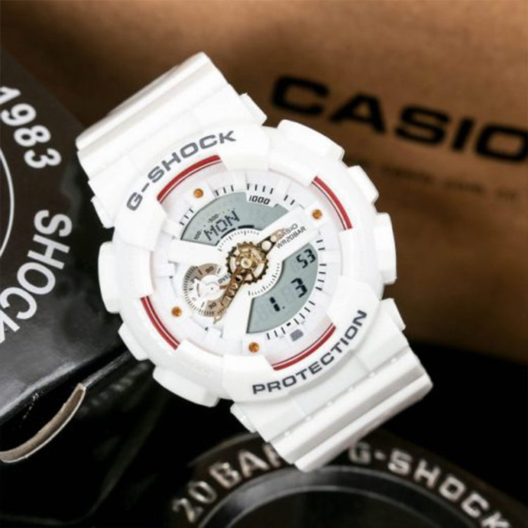 CASIOG-Shock Analog-Digital 'White'