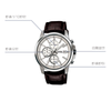 CASIOEdifice Waterproof Men Black/Silver Mens Brown Analog