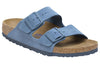 BirkenstockArizona Soft Footbed Suede Leather Sandals 'Elemental Blue'