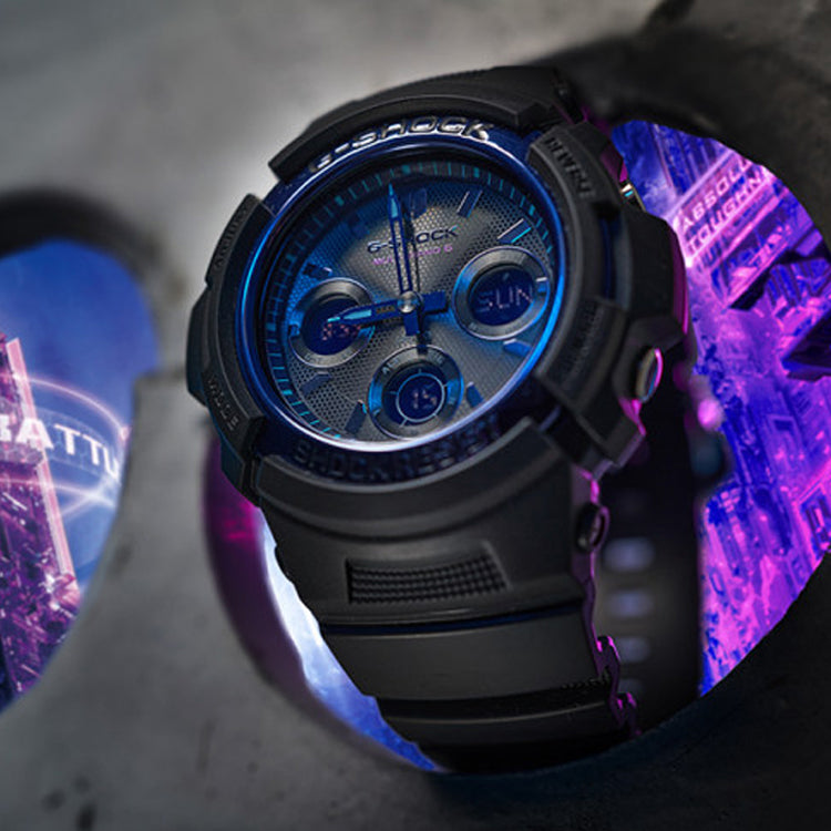 CASIOG-Shock Analog-Digital 'Black Blue'