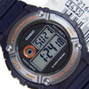CASIOMultifunction Sports Watch 50 waterproof LED Blue Digital