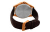 CASIODRESSSeries LeatherWatch Men's Black/Pink Quartz Waterproof Black Dial Mens Black Analog