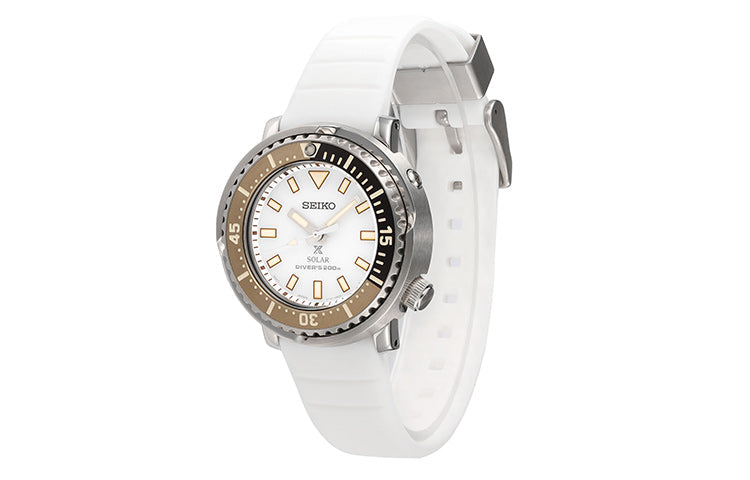 SEIKOPROSPEX Series Solar Quartzes Christmas Limited White
