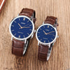 CASIOUnisex DRESS Series Waterproof Couple Quartz Blue Analog
