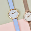 CASIOCasio Sheen Minimalistic Analog Watch 'Crystal Light Blue White'