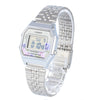 CASIOCasio Youth Vintage Digital Watch 'Silver Floral'