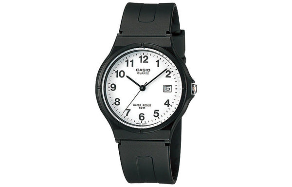 CASIOCasio Retro Fashion Business Analog Resin Strap Watch 'White Black'