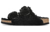 BirkenstockArizona Big Buckle Shearling Narrow Fit 'Teddy Black'