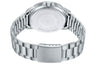 CASIODRESSSeries Business Men'ses Silver/Blue Stainless Steel Strap Mens SilverBlue Analog