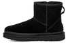 UGG(WMNS)  Classic Mini Zipper Tape Logo Boot 'Black'