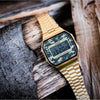 CASIOG Shock Waterproof Mens Gold Digital