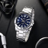 CASIOStainless Steel Strap Waterproof Mens Silver Analog