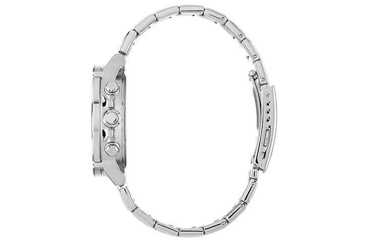 CASIOWaterproof EDIFICE Mens SilverBlack Analog