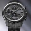 CASIOEDIFICE Series Vintage Sportses Men s Quartz Waterproof Mens Black Analog