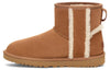 UGG(WMNS)  Classic Mini Shearling Logo 'Chestnut'