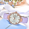 CASIOWaterproof SHEEN Sapphire Crystal Quartz Purple Analog