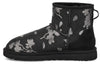 UGG(WMNS)  Classic Mini Floral Foil Fleece Lined Black