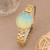 CASIOSHEEN Universe Starry Sky Subject Stylish Simplicity Thin And Light Watch Gradient Gold Analog
