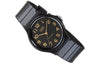 CASIOMQ-24 Series Casual College Waterproof Quartz 38.8mm Resin Strap Watch
