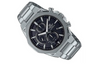 CASIOEDIFICE Solar Powered Quartz Waterproof Sapphire Crystal Mens Silver Analog