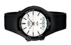CASIOQuartz Waterproof BlackWhite Dial Mens BlackWhite Analog/Digital Combo