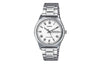 CASIOCasio Dress Classic Minimalistic Analog Watch 'Silver Steel White'