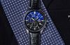 CASIOQuartz Waterproof Sapphire Crystal EDIFICE Mens Blue Analog