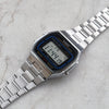 CASIOQuartz Waterproof Unisex Mens Silver Digital