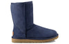 UGG(WMNS)  Classic Short II Boot Fleece Lined Navy Blue