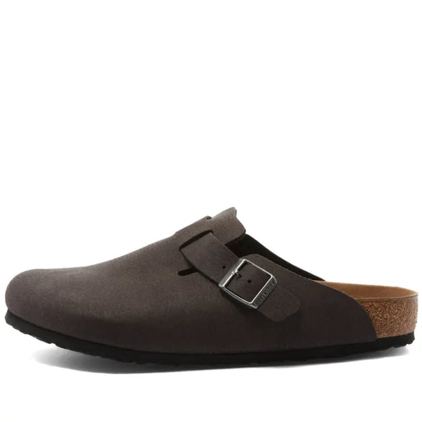 BirkenstockBoston Vegan Sandals 'Black Desert Dust'