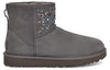UGG(WMNS)  Classic Mini Stud II Rivets Snow Boots Grey
