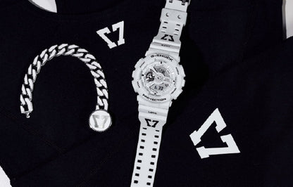 CASIOG-Shock Analog-Digital 'White'