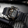 CASIOG Shock Waterproof Quartz Sports Analog Mens Black Digital