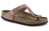 BirkenstockGizeh Soft Footbed Nubuk Leather Narrow Fit Sandals 'Geo Camo Khaki'