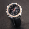 CASIOWaterproof EDIFICE Solar Powered Mens Black Analog/Digital Combo