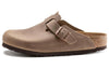 BirkenstockBoston Narrow 'Oiled Leather Tobacco Brown'