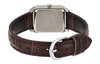 CASIODRESS Series Dial Brown Belt Quartz WhiteDial Plate WhiteBrown Analog