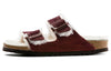 BirkenstockArizona Shearling Suede Leather Narrow Fit 'Port'