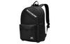 SkechersZipper Closure Large Capacity Fabric Backpack 'Black White'