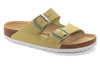 BirkenstockArizona Suede Leather Sandals 'Shimmering Popcorn'