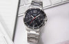 CASIOWaterproof Stainless Steel Strap Quartz Mens Black Analog