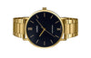 CASIOStainless Steel Strap Quartz Waterproof Black Dial Mens Black Analog