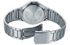 CASIOMen's  DRESS Series waterproof Stainless Steel Mens Silver Analog
