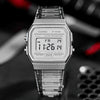 CASIOQuartz Waterproof Mens Silver Digital