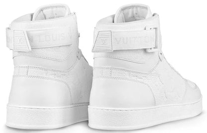 LOUIS VUITTON Rivoli Ankle Sneakers 'White Textured' 1A5USL