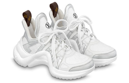 (WMNS) LOUIS VUITTON LV Archlight Sneakers 'White Mini Monogram Silver' 1ABVFL