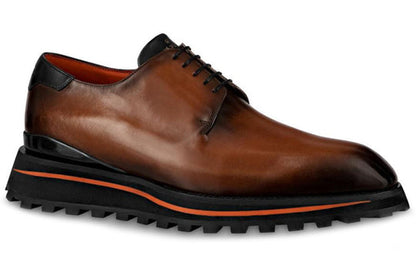 LOUIS VUITTON Derby Goncourt Shoes 'Cognac' 1A5Y5B