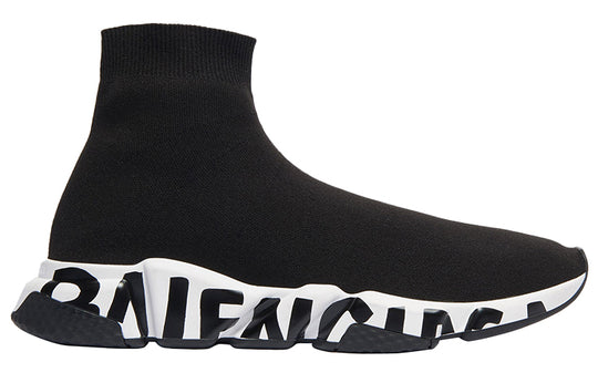 Balenciaga Speed Trainer 'Graffiti - Black White' 605972W05GE1015