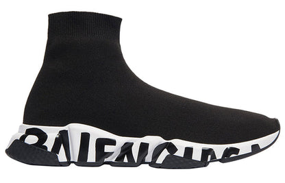 Balenciaga Speed Trainer 'Graffiti - Black White' 605972W05GE1015