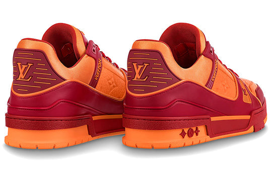 LOUIS VUITTON Trainers 'Orange Monogram with Red' 1A8WDZ